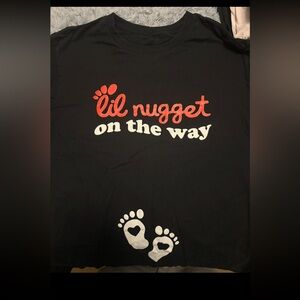 Black 'Lil Nugget on the Way' T-Shirt